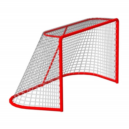 Купить Сетка хоккейная на ворота 1,22мх1,83мх0,5мх1,15м, нить 3,5 мм, узловая в Озёрске 